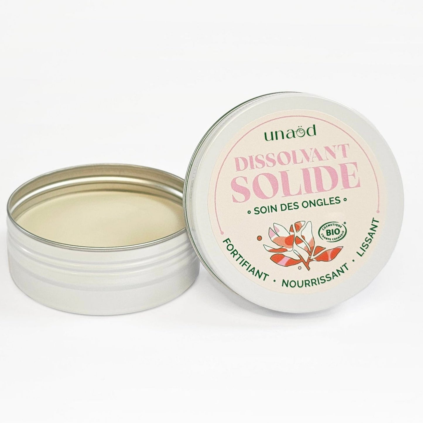 dissolvant solide dans boite en inox