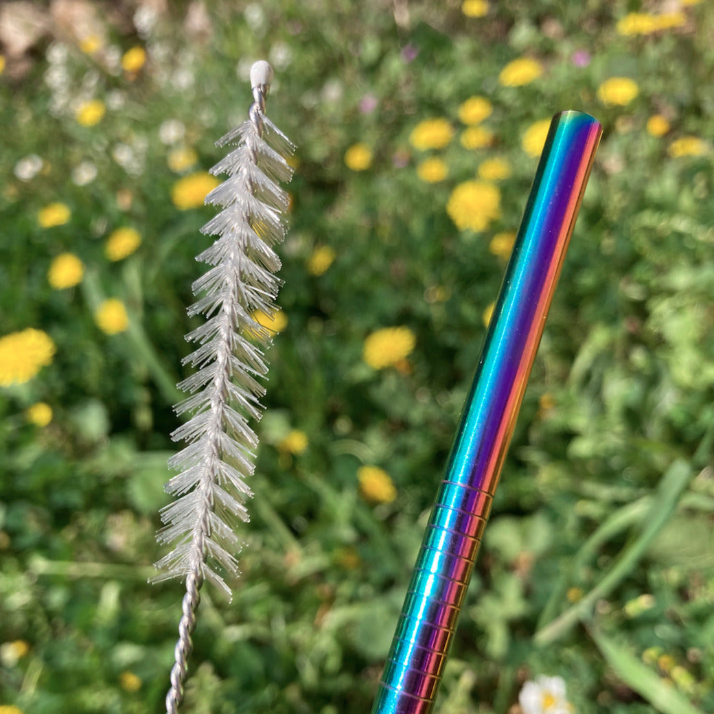 Paille inox, paille inox, paille métal réutilisable, pailles inox, pailles rainbowmétal