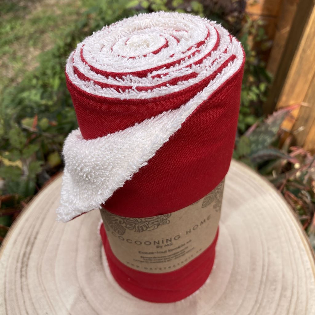 Essuie Tout Lavable rouge
