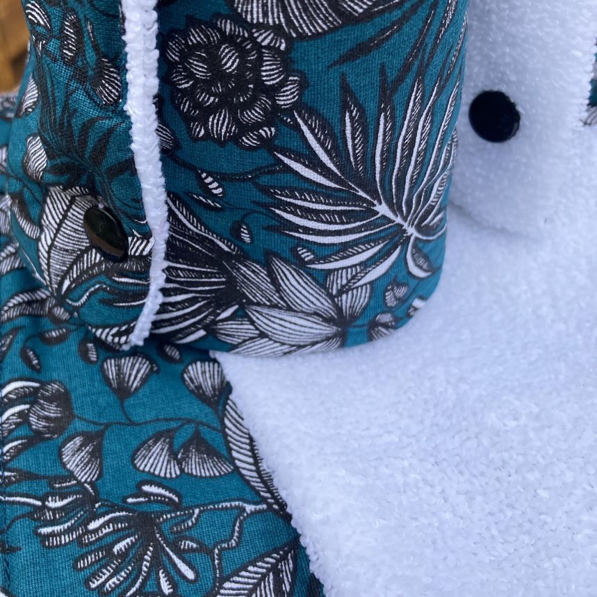 Essuie Tout Lavable bleu canard