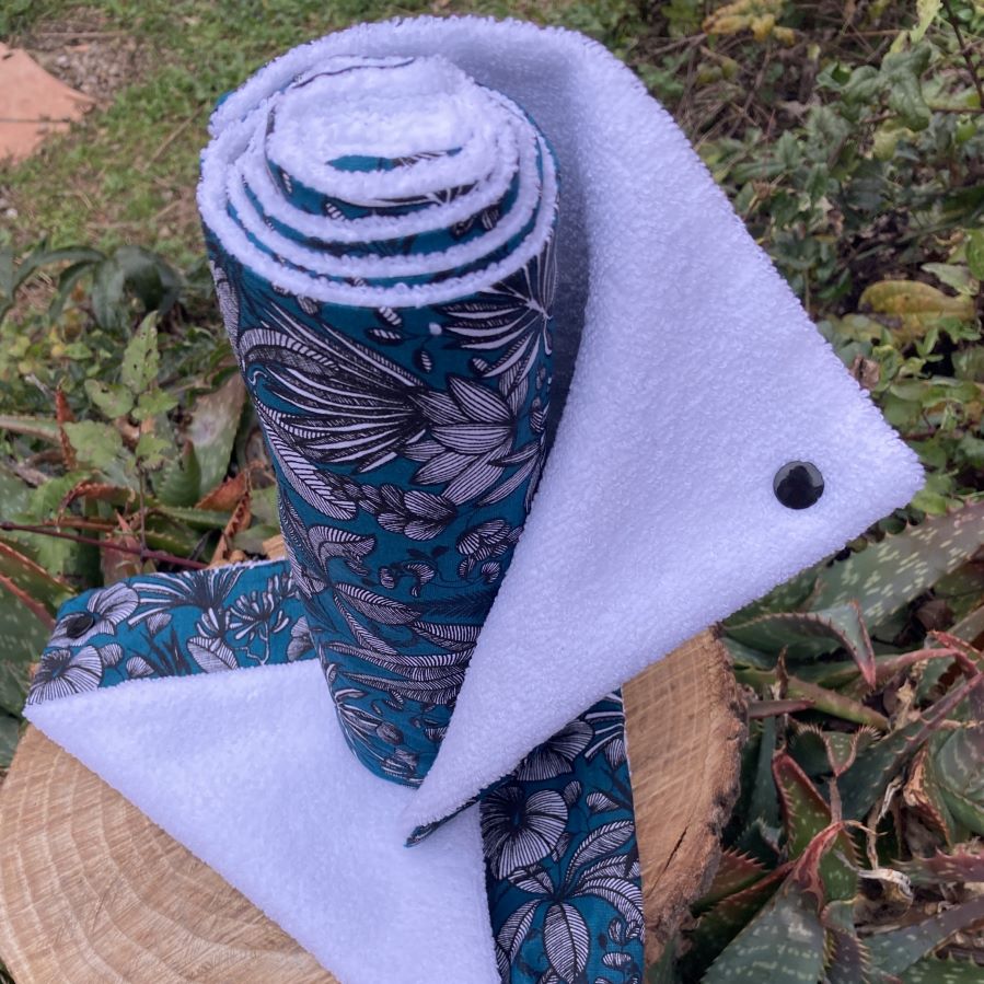 Essuie Tout Lavable bleu canard