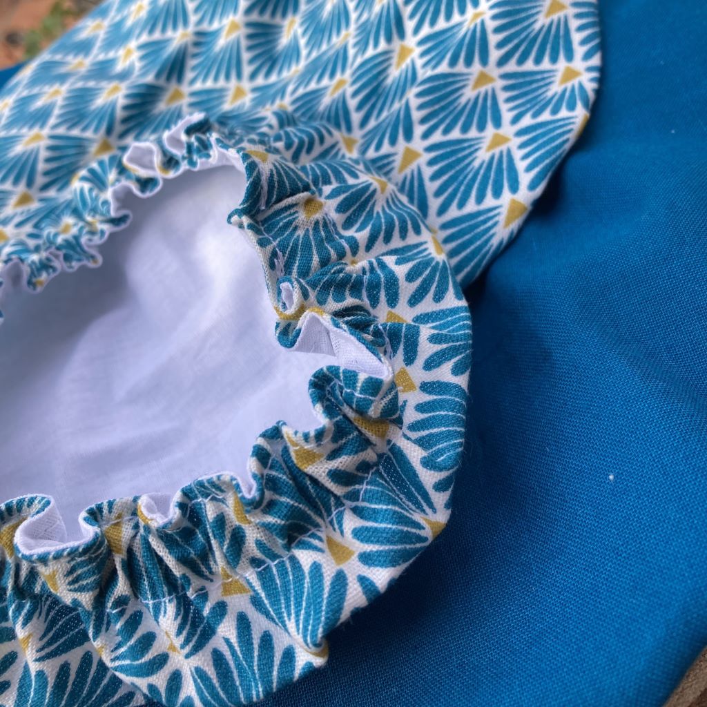 Charlotte Couvre Plat Alimentaire réutilisable bleu