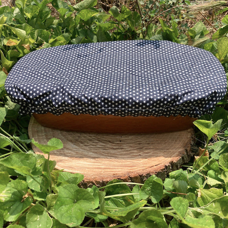 Couvercle tissu Alimentaire adaptable bleu marine
