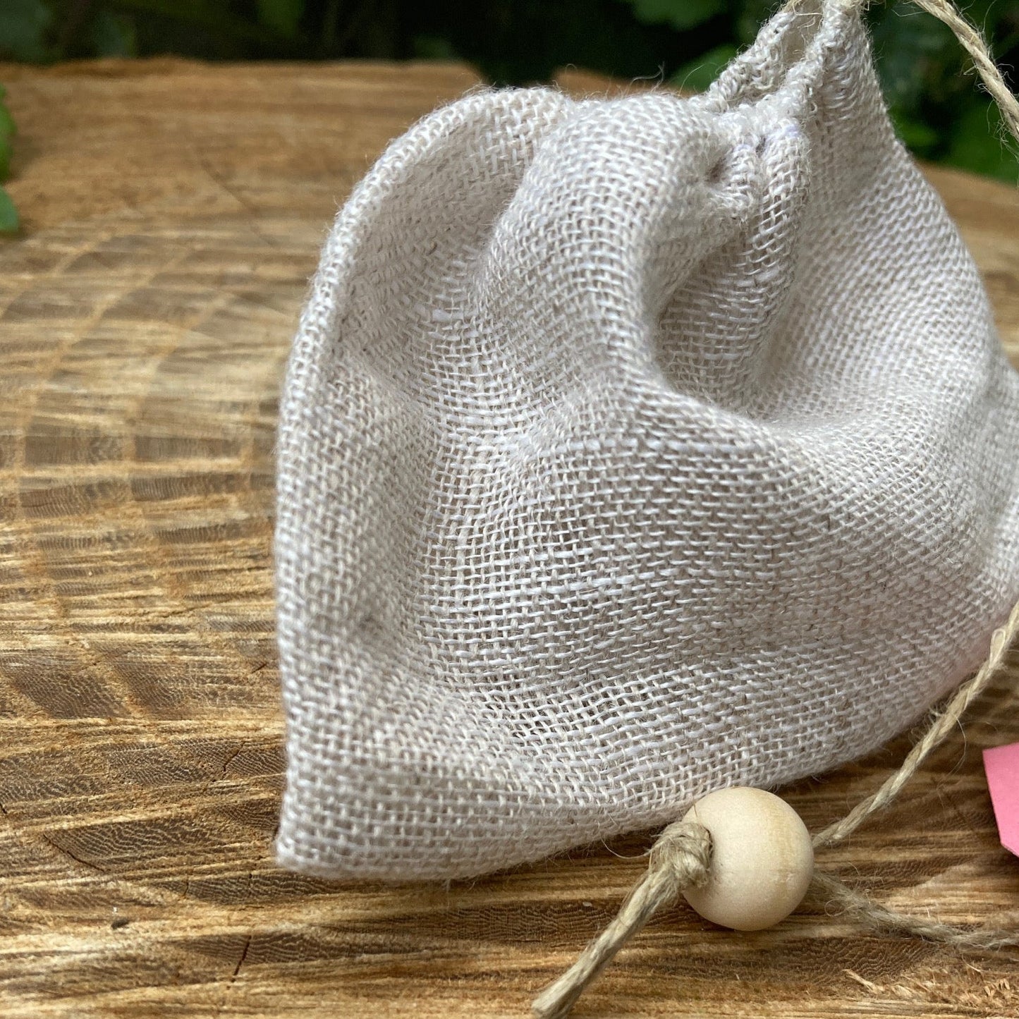Filtre à thé, lavable, lin, naturel, réutilisable, thé écologique, écoresponsable, pratique, facile à nettoyer, lin naturel, infusions, zéro déchet, Alpes Maritimes.