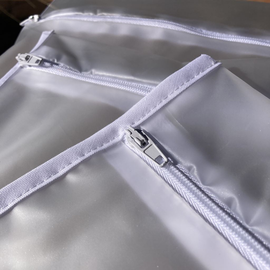 détail zip sac congélation réutilisable