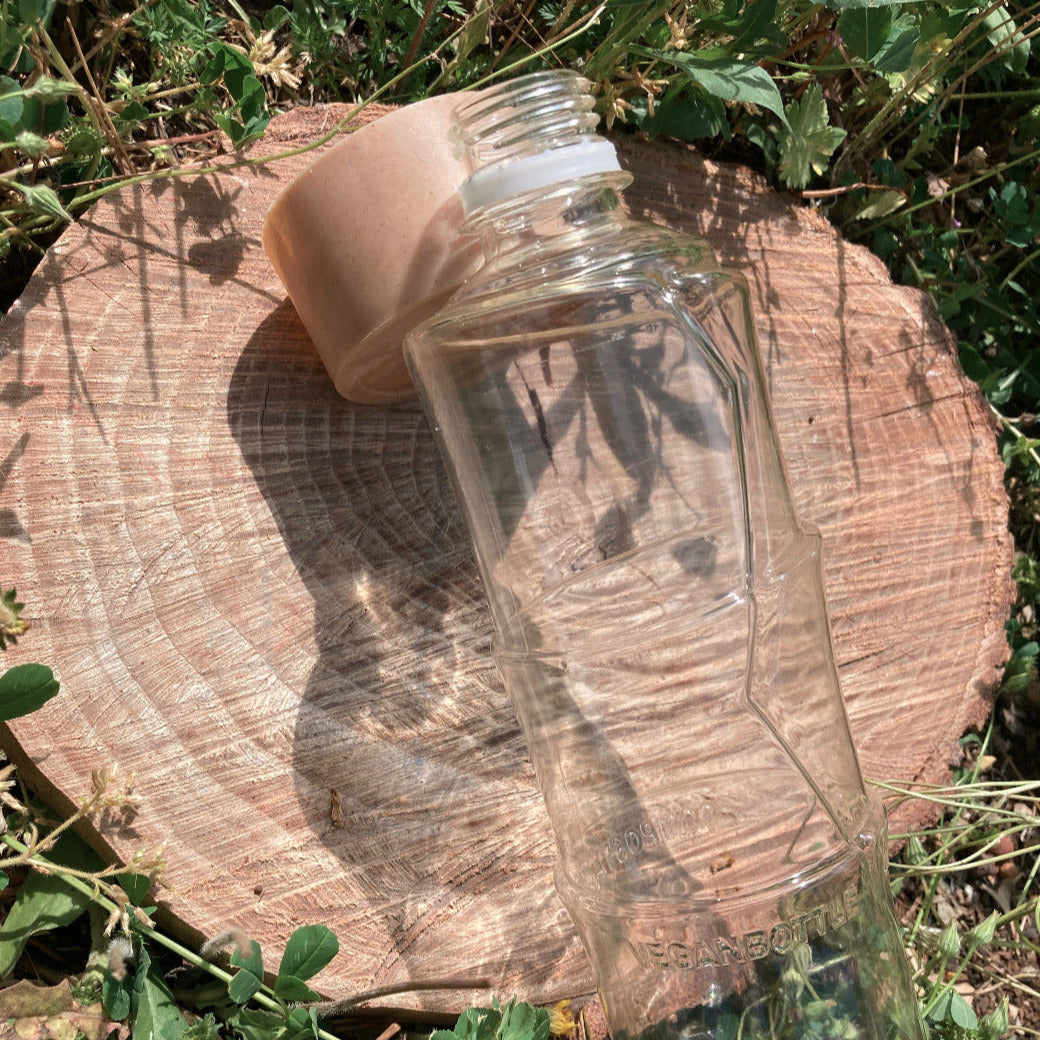 bouteille biodegradable transparente