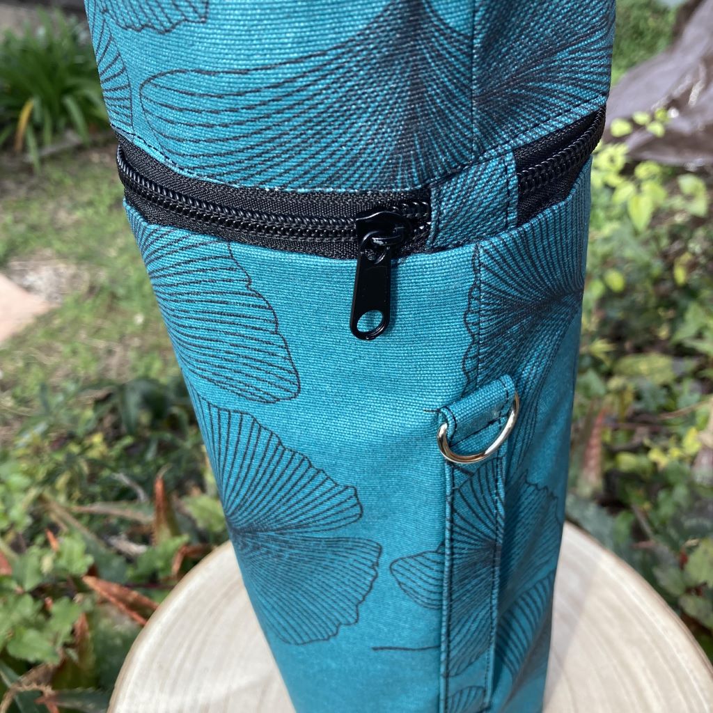 porte bouteille istoherme en tissu bleu
