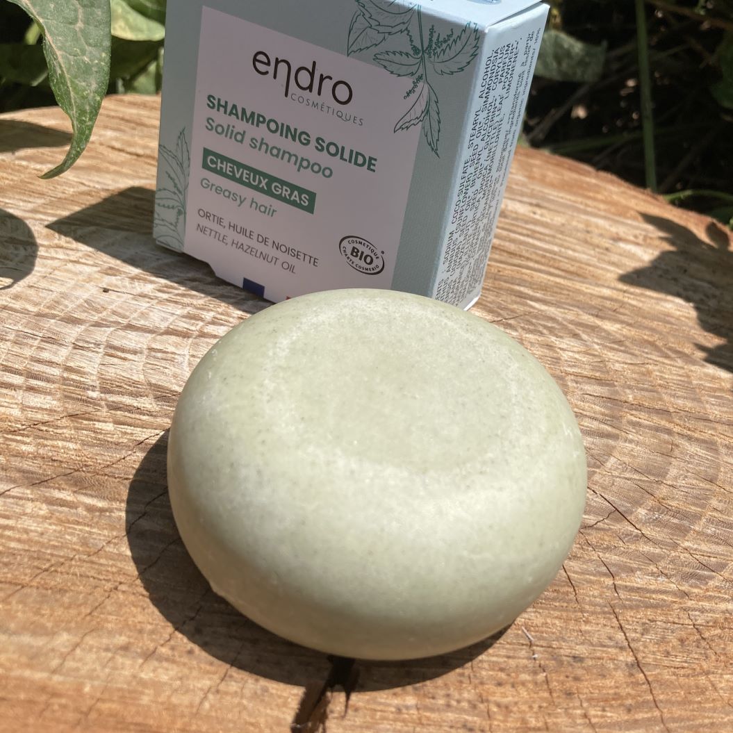 shampoing solide cheveux gras endro