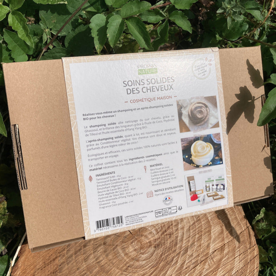 Beauté des cheveux, DIY, après-shampoing solide