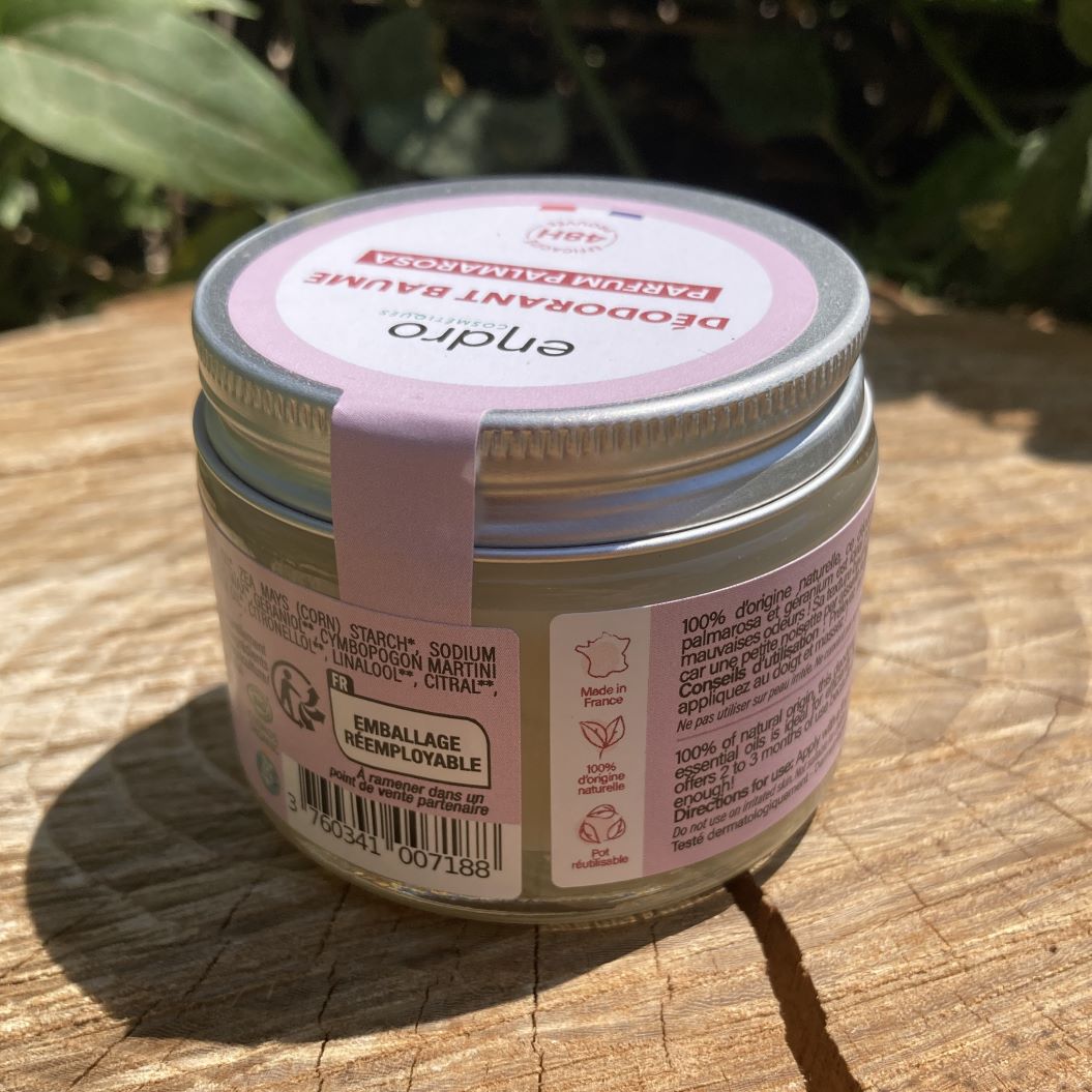 deodorant naturel dans pot en verre