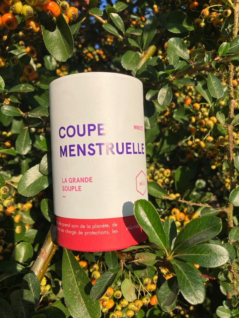 boite cup menstruelle rose