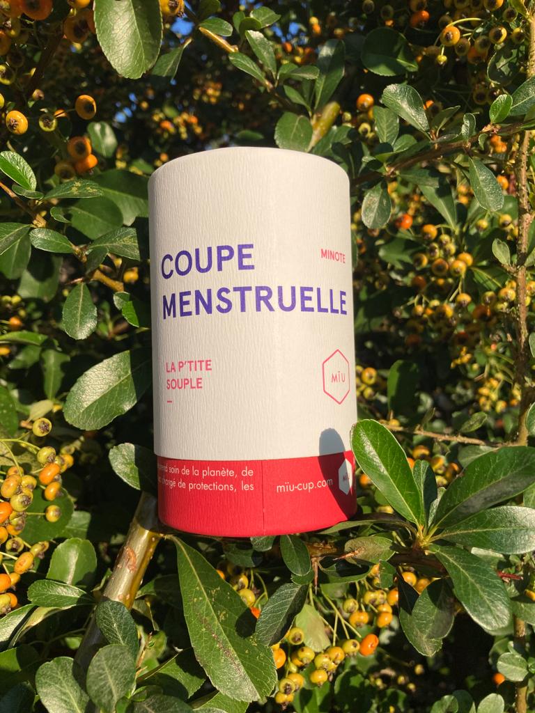 boite cup menstruelle rose