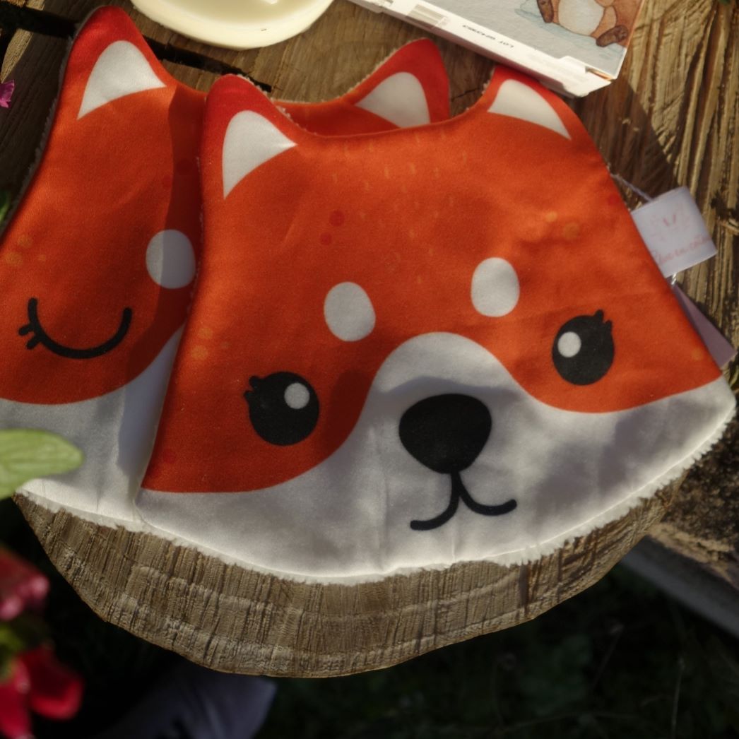 duo lingettes renard orange