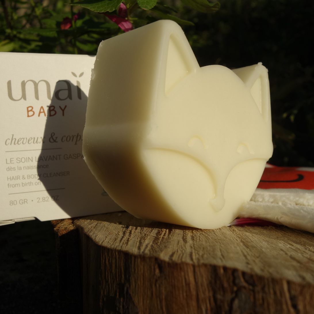 détail savon en forme de renard Umaï