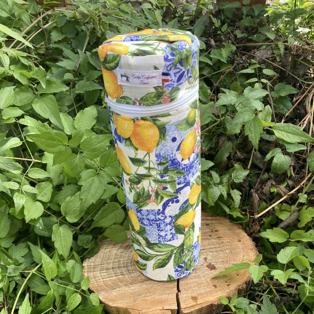 porte bouteille isotherme citrons