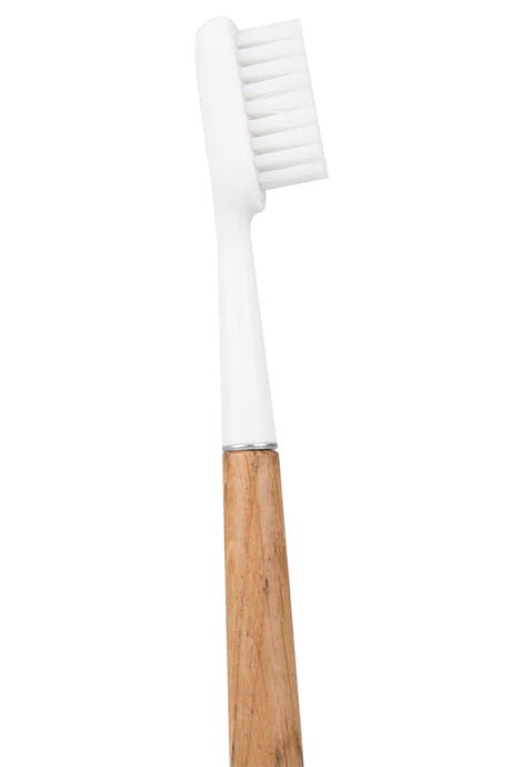 brosse à dent, manche bois, tete interchangeable