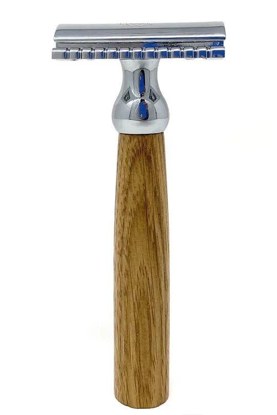 Detail rasoir en bois