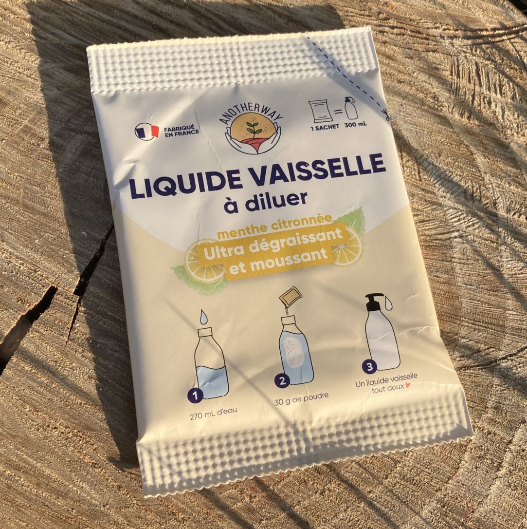 sachet poudre de liquide vaisselle a diluer