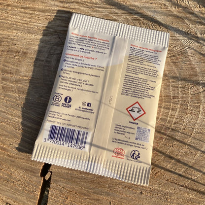 sachet poudre de liquide vaisselle a diluer