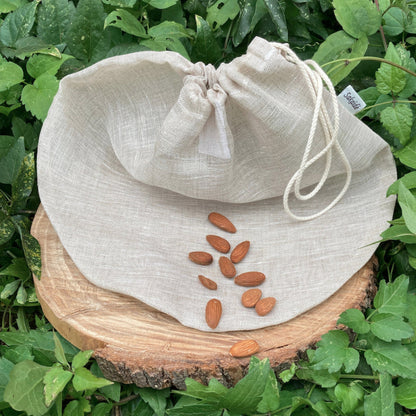 sac à lat végétal en lin