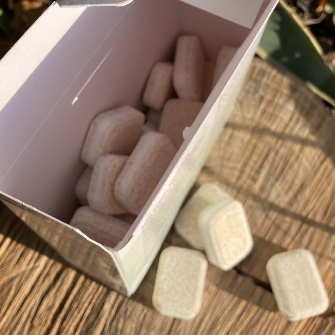 tablettes en vrac, Contenu de la boite
