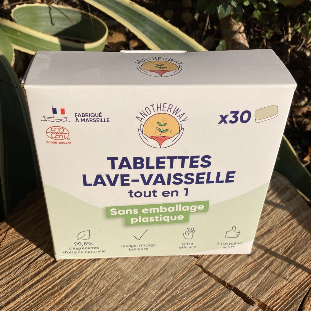 Boite carton de Tablettes lave-vaisselle naturelles