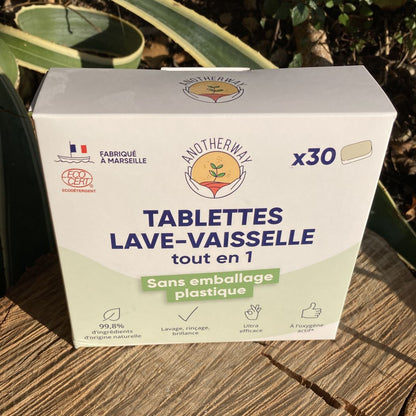 Boite carton de Tablettes lave-vaisselle naturelles