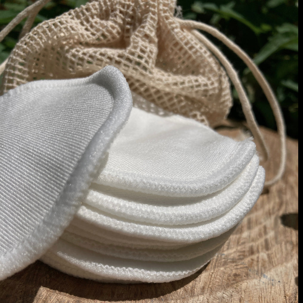 Coton démaquillant lavable en fibre de bambou