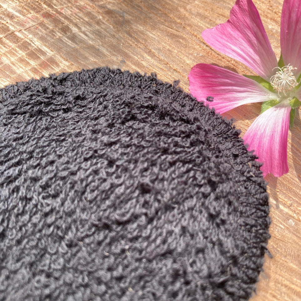 Coton réutilisable lavable tout doux fait main fleur
