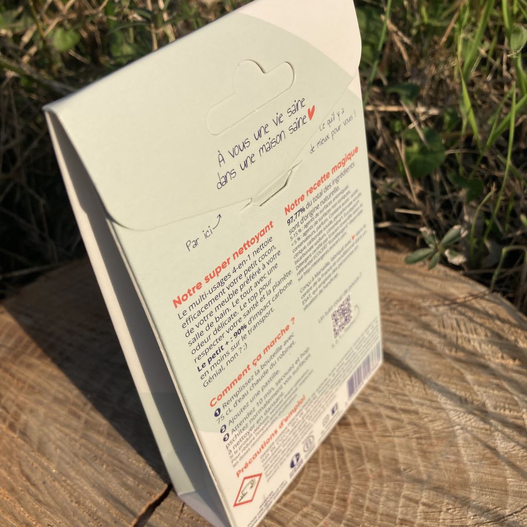 verso boite de pastilles a diluer
