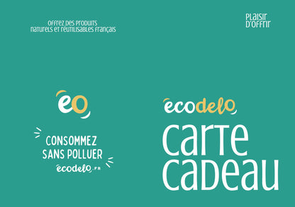 carte cadeau ecodelo recto