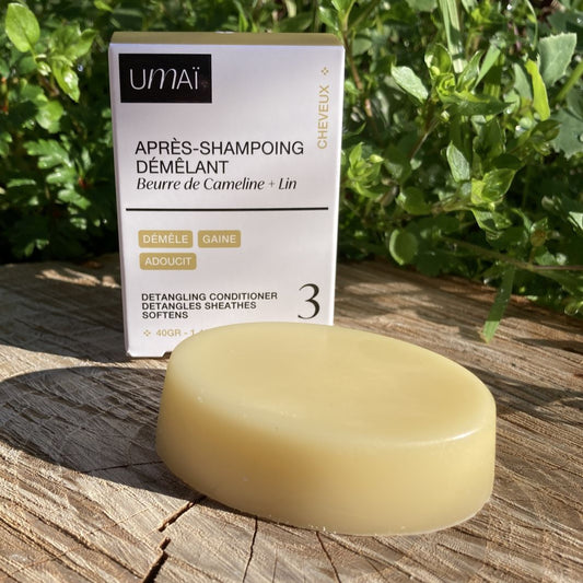 après shampoing solide démélant Umai