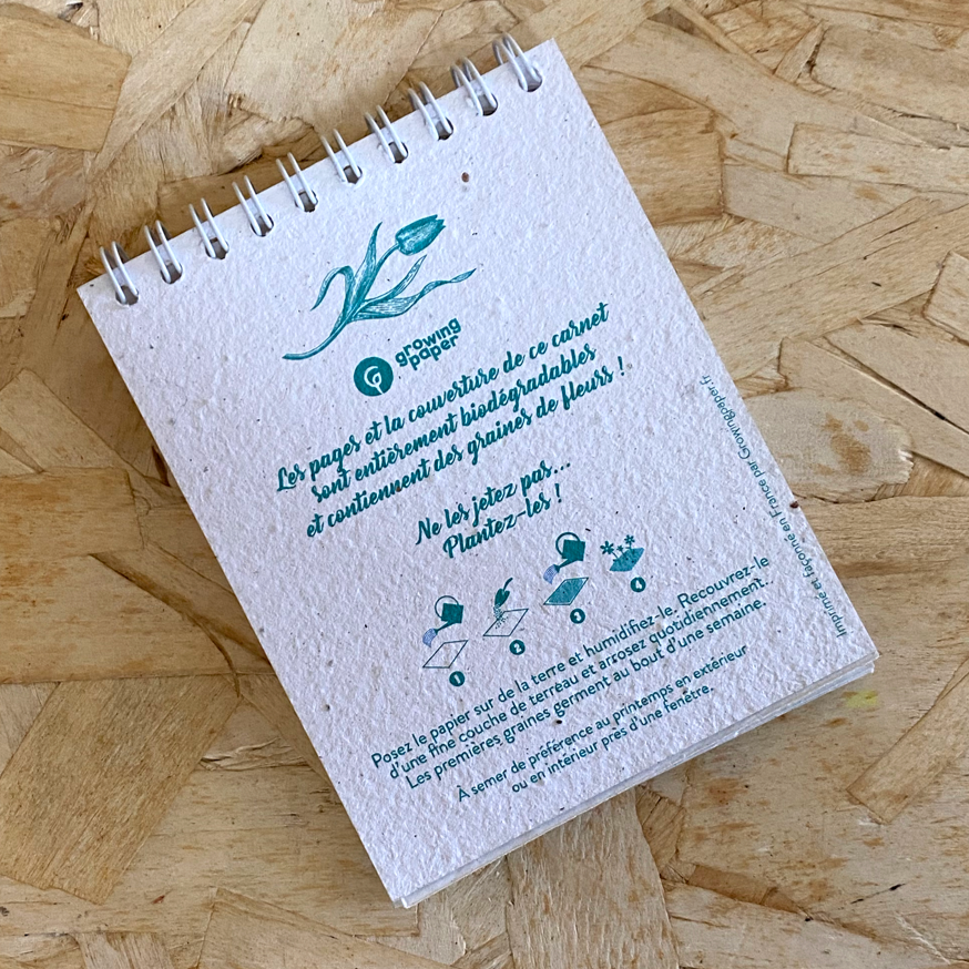 mode d'emploi carnet a planter