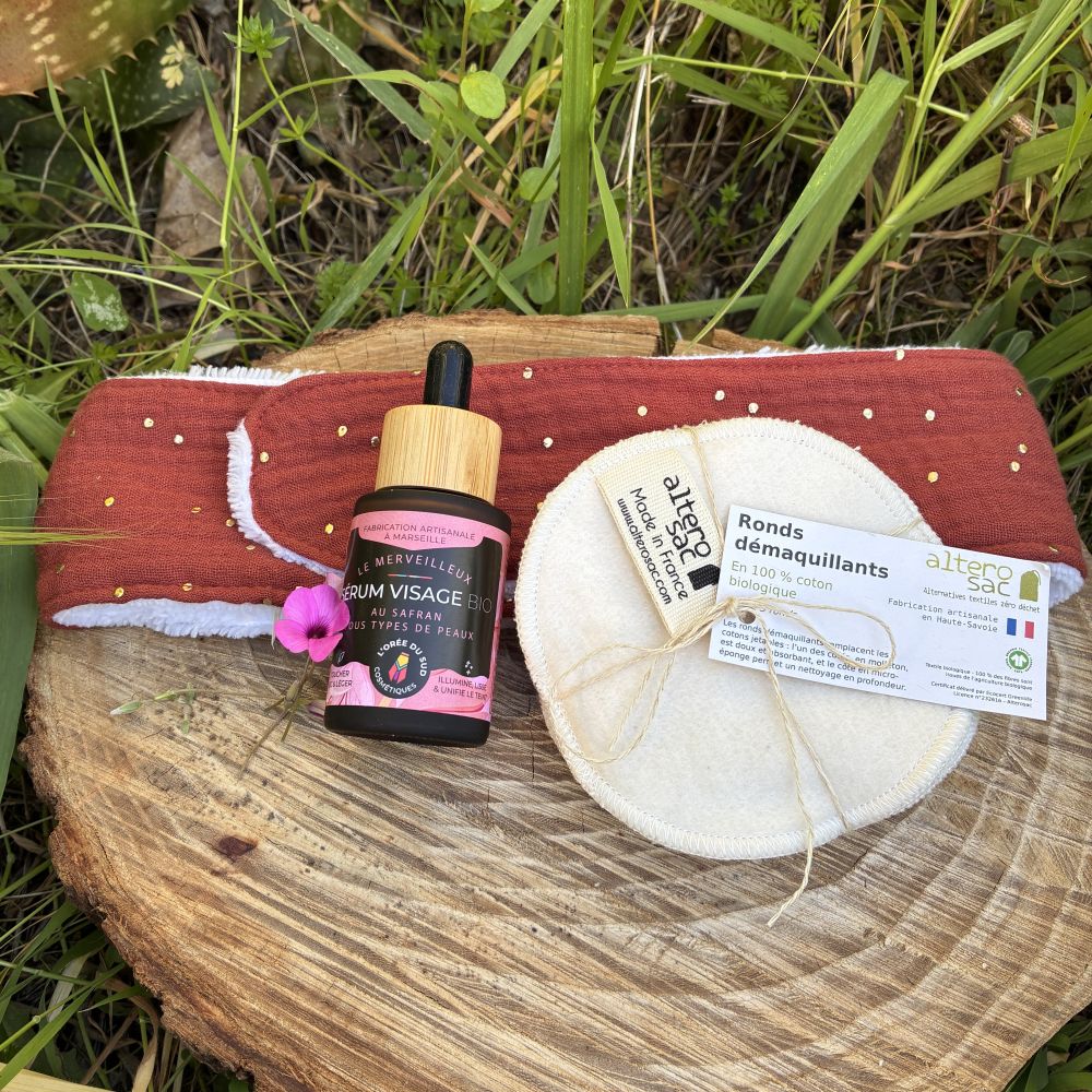 détail coffret soin