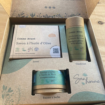 coffret carton homme