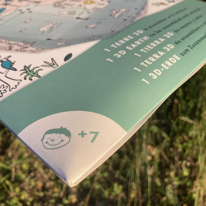 Kit créatif Terre 3D à colorier