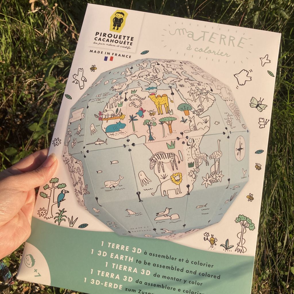 Kit créatif Terre 3D à colorier