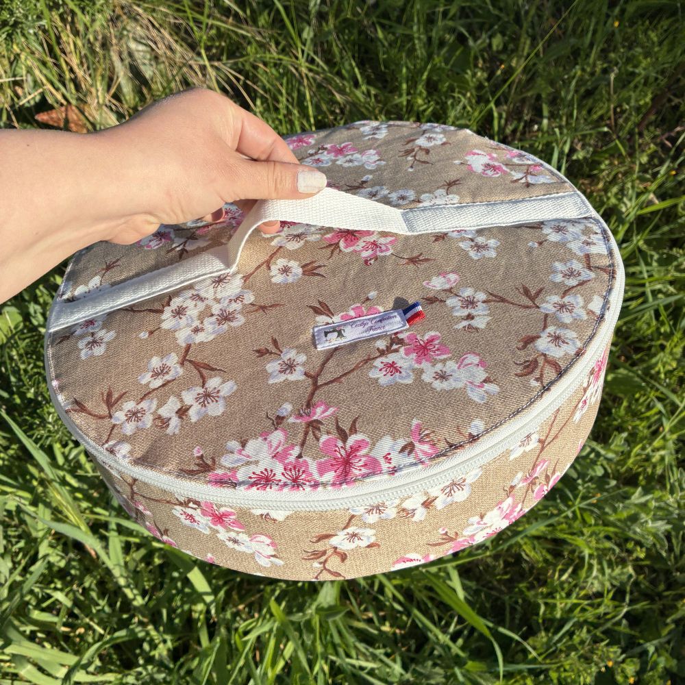 Sac Isotherme Pour Tarte - Rond - Multicouleur - 100% Polyester - Neuf