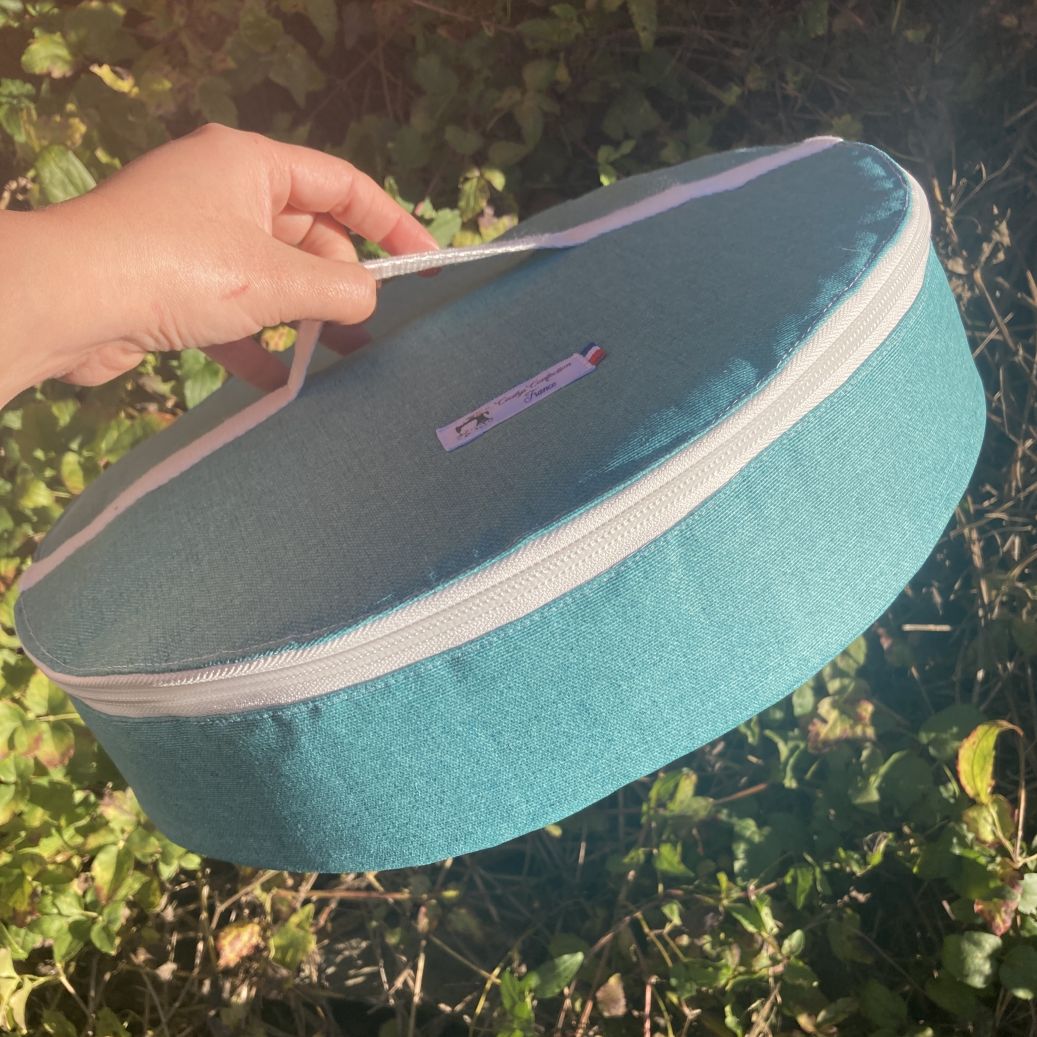 sac culinaire de transport turquoise