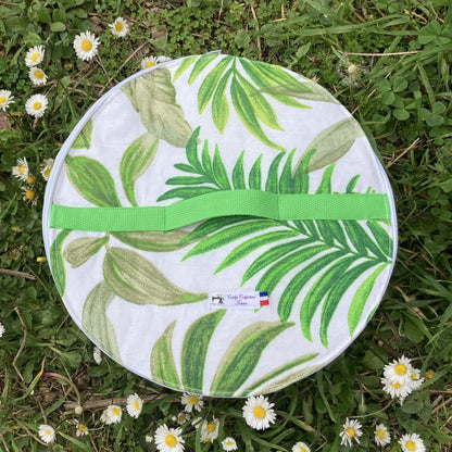 sac isotherme vert feuilles