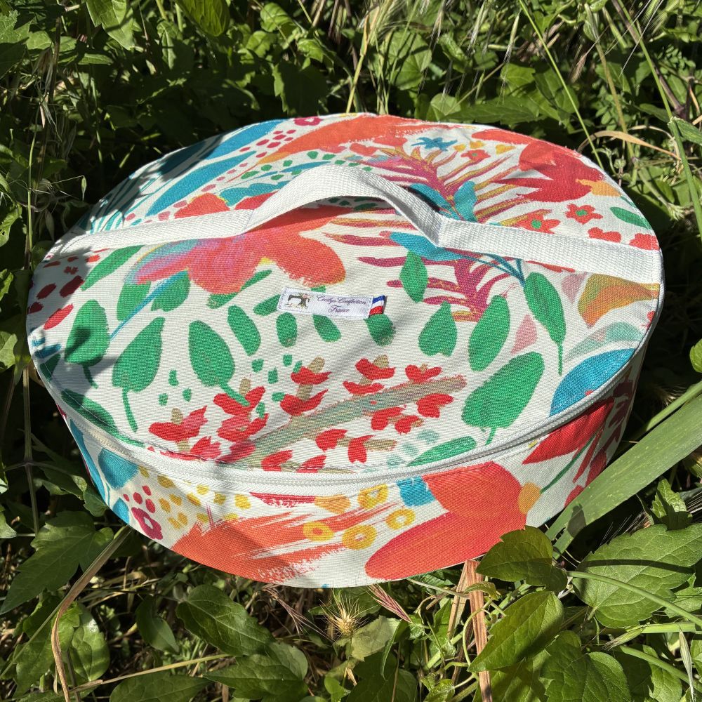 sac transport tarte isotherme coloré