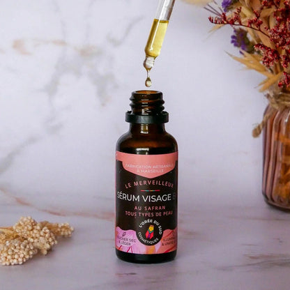 serum naturel huile pipette