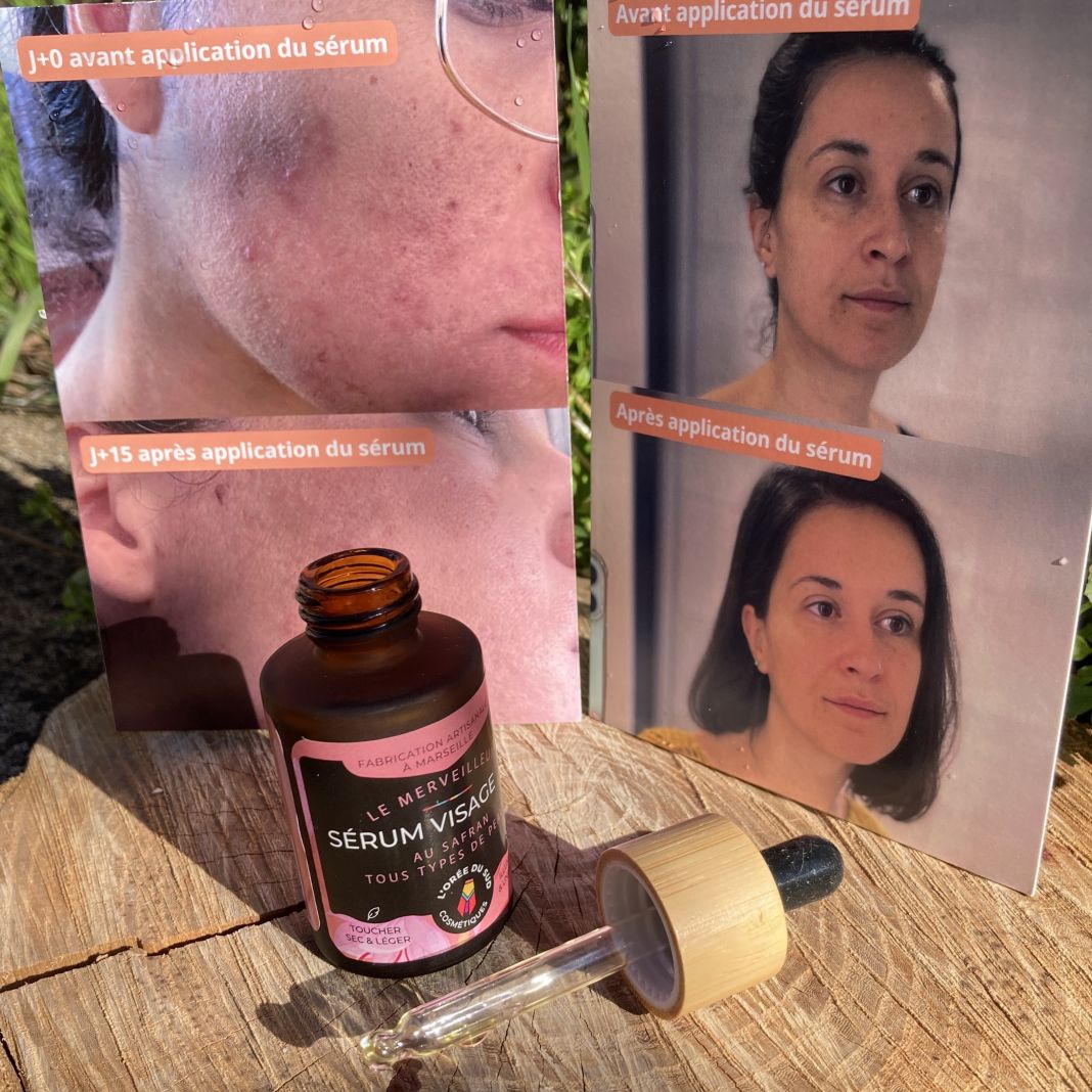 résultats sérum naturel au safran